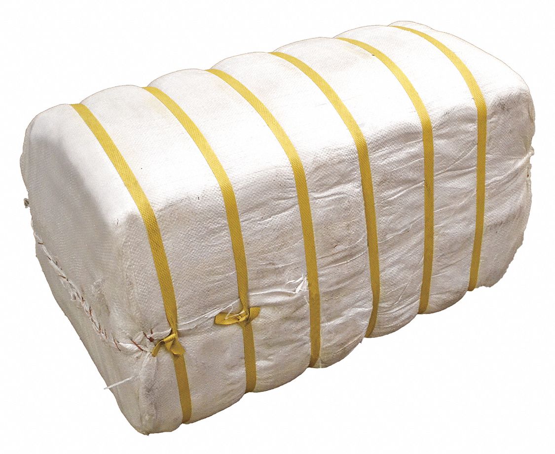 White Terry Cloth Remnants 100 lb Bale