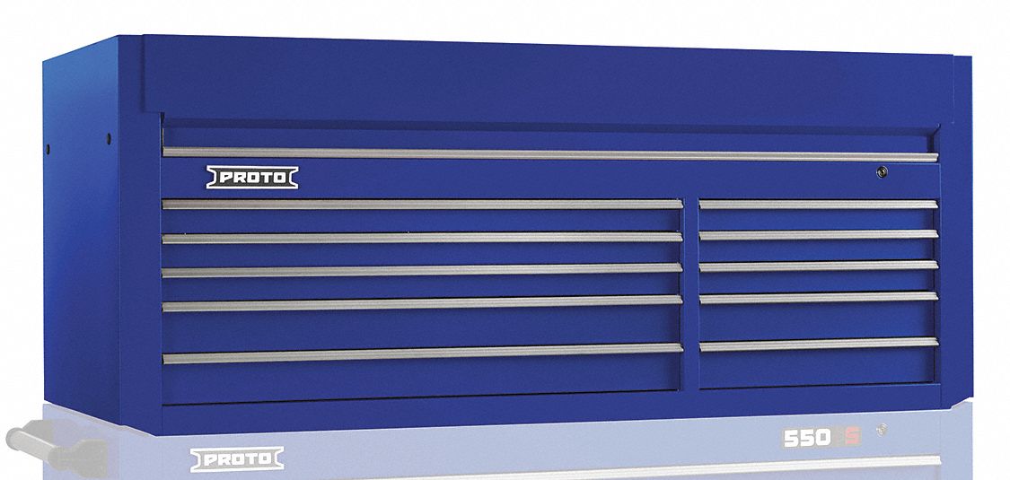 PROTO, Gloss Blue, 66 in W x 27 in D x 27 in H, Top Chest PROTO, Gloss Blue, 66 in W x 27 in D x 27 in H, Top Chest