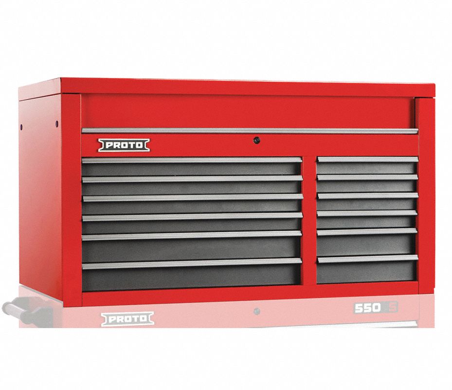PROTO Gabinete Superior, Industrial Premium, Rojo, Altura 27", Ancho 50
