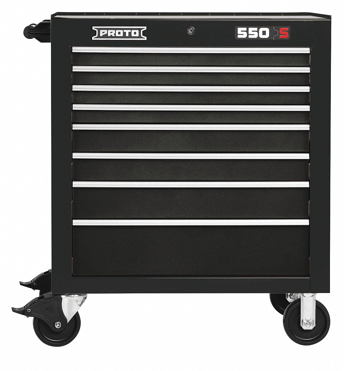 ARMOIRE OUTILS ROULANTS,NR,ACIER,LUSTRE