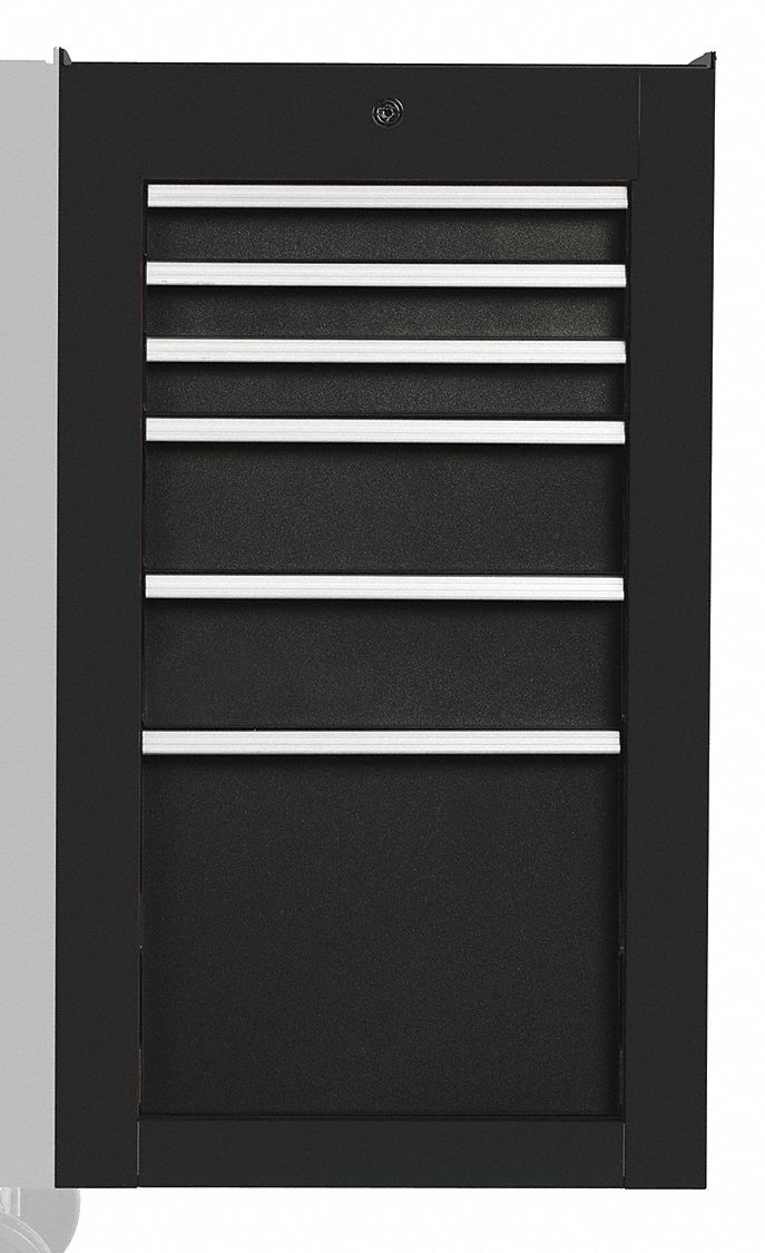 SIDE CABINET,BLACK,GLOSS,STEEL,14 GA