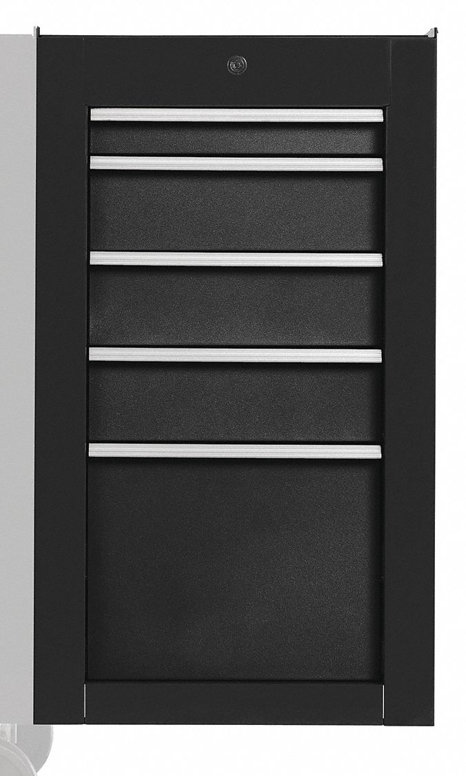 SIDE CABINET,BLACK,GLOSS,STEEL,14 GA