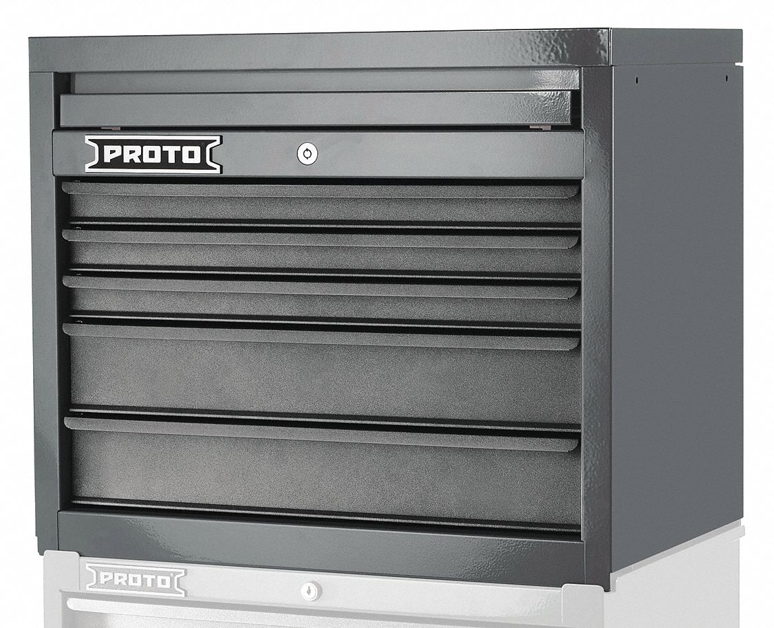 PROTO Gabinete Superior, Pesado, Gris, Altura 19", Ancho 27