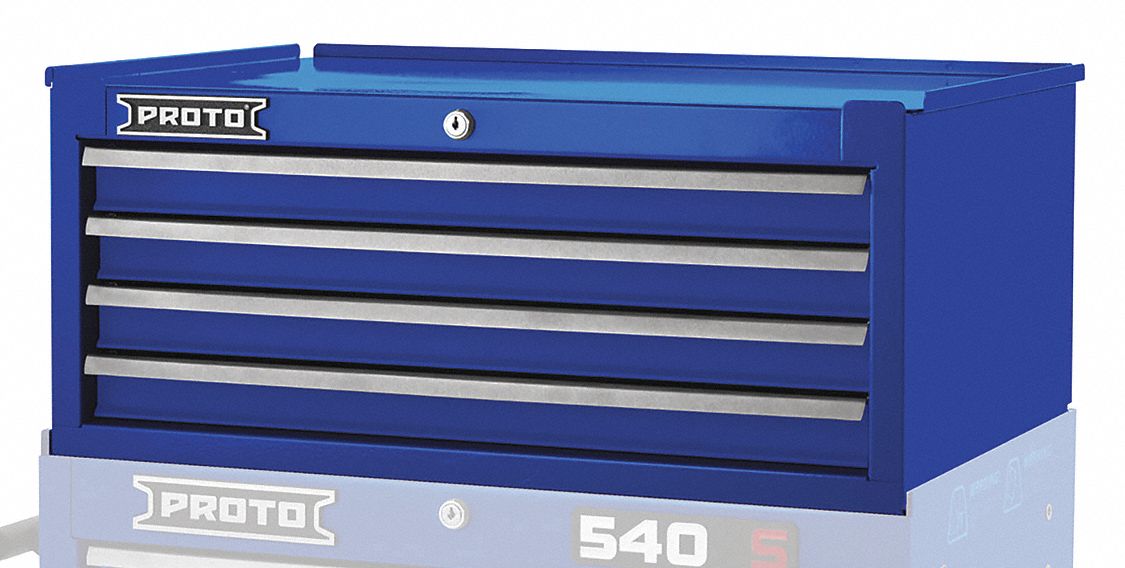 PROTO, 4 Drawers, Heavy Duty, Intermediate Chest - 48VD05|J542710-4BL ...