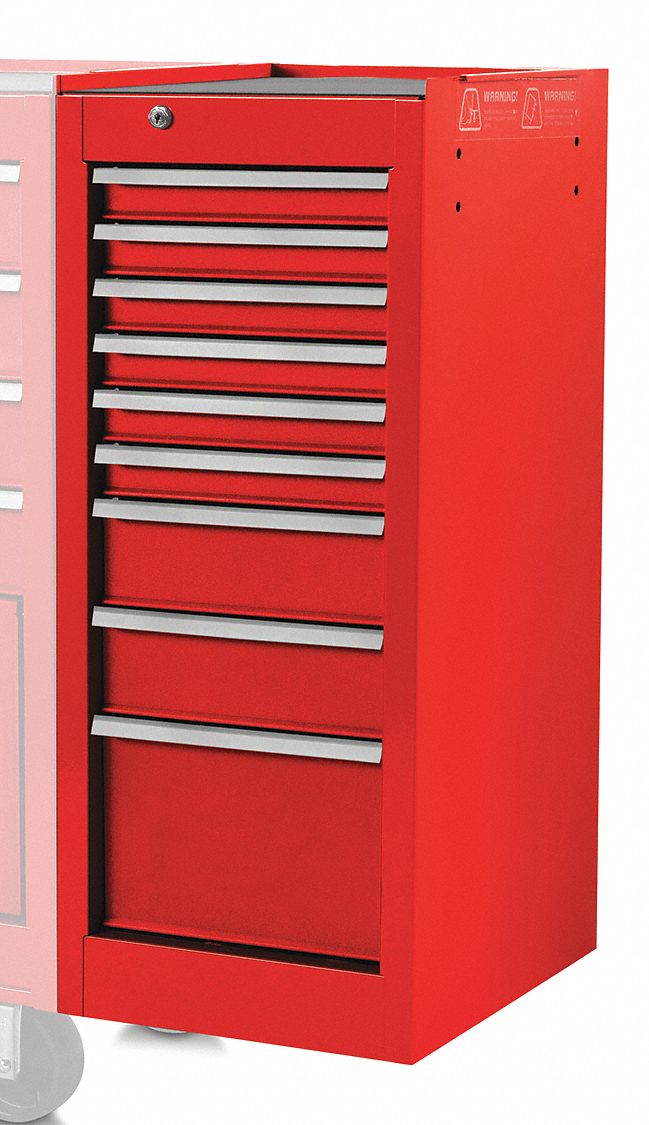 PROTO Red Heavy Duty Side Cabinet, 35