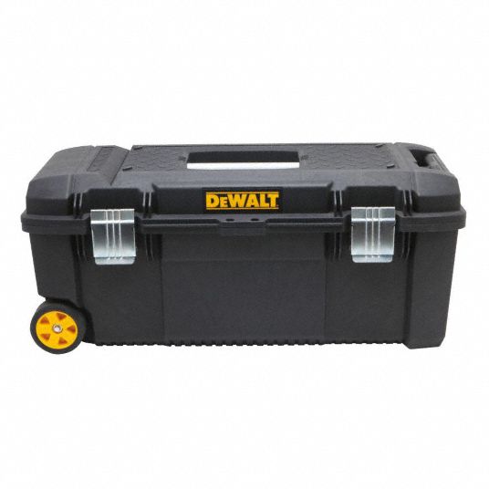 DEWALT Rolling Tool Box 28 1 2 in Overall Wd 12 5 8 in Overall Dp 12 in Overall Ht Padlockable