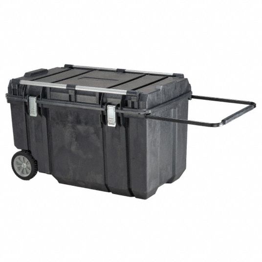 DEWALT Rolling Tool Box 38 1 4 in Overall Wd 23 in Overall Dp 23 in Overall Ht Black