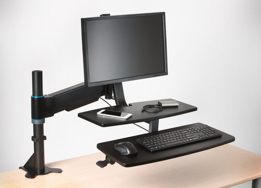 KENSINGTON Computer Workstation, Plastic, 2 Shlvs 48VE77K55792WW