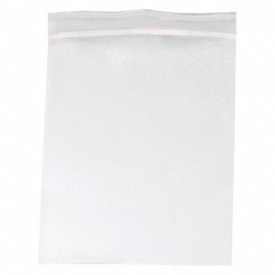 RELOC ZIPPIT Reclosable Poly Bag 6 mil Thick, 13 in Wd, 18 in Lg, Dispenser Bag, 250 PK