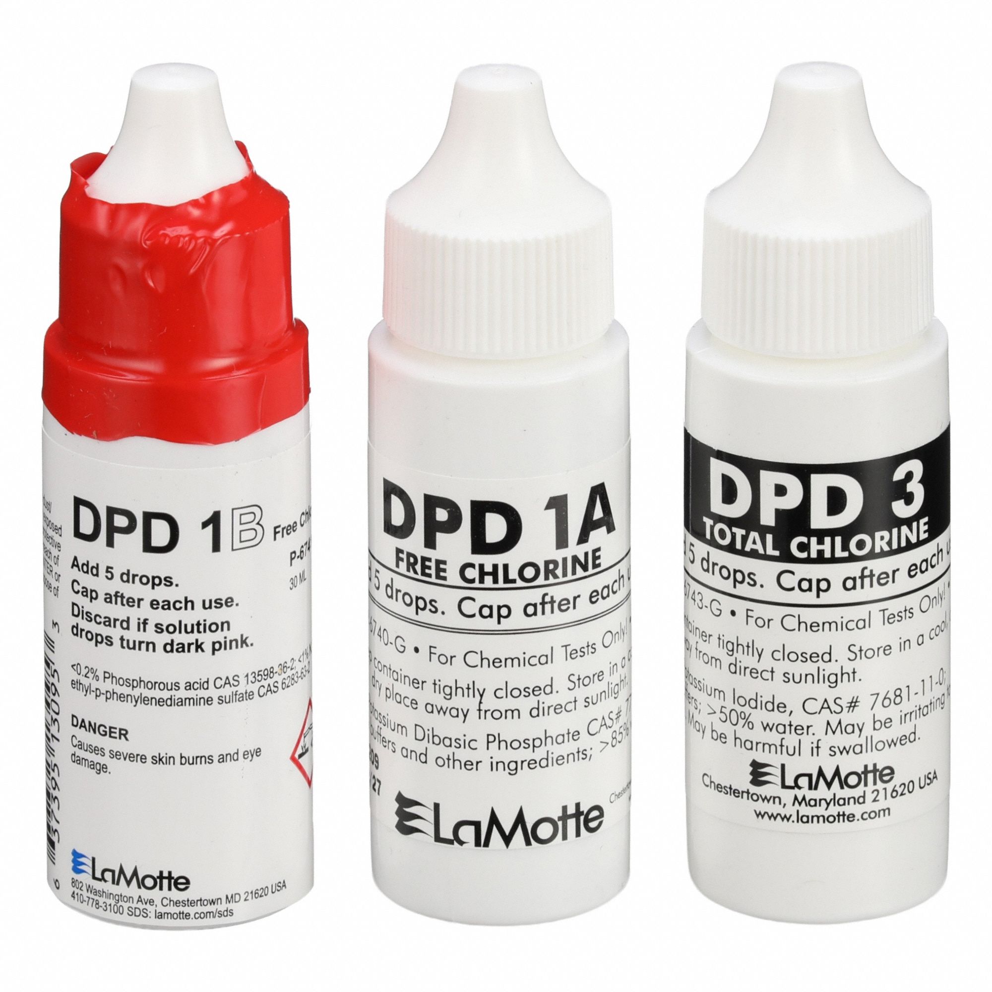 Colorimeter Reagent - Free and Total Chlorine LaMotte DC1500 Liquid Chlorine Colorimeter