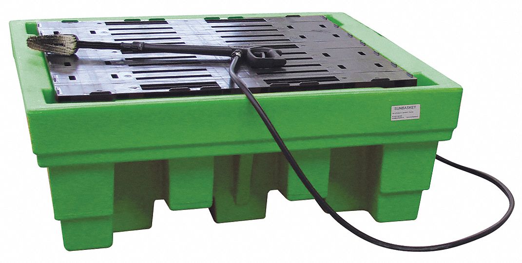 BIOCIRCLE Parts Cleaning System, Aqueous, 66 gal. 48VG4755D030