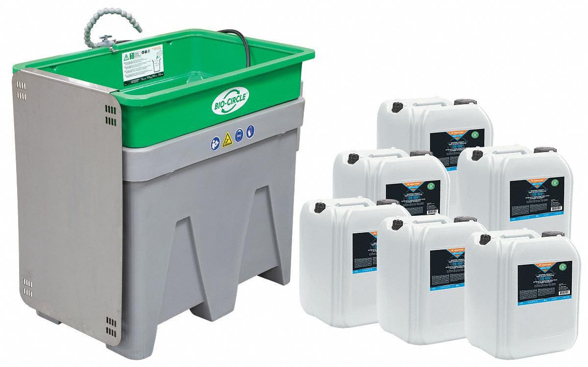 Parts Washer Kit 43 in H 36 gal Tubular