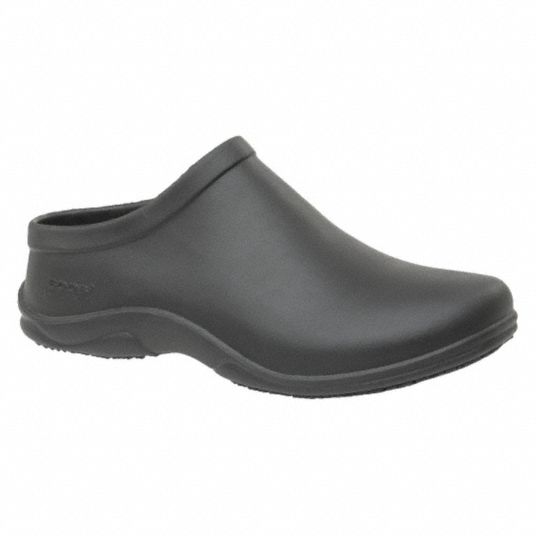Dress/Casual Low, 9, A, Women's, Black, Plain Toe Type, 1 PR - Grainger