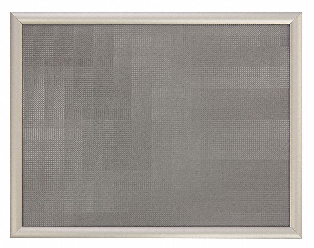 UNITED VISUAL PRODUCTS, 11 in x 17 in, Silver, Poster Frame - 48WE18 ...