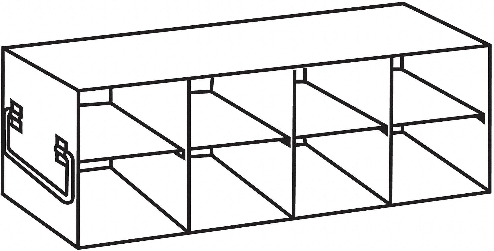 22 in Overall Lg, 5 1/2 in Overall Wd, Freezer Rack - 48WF05|RF42375A ...