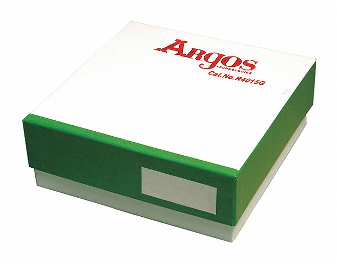 Freezer Box: 5 1/4 in Overall Lg, 5 1/4 in Overall Wd, Cardboard, Space for Labeling