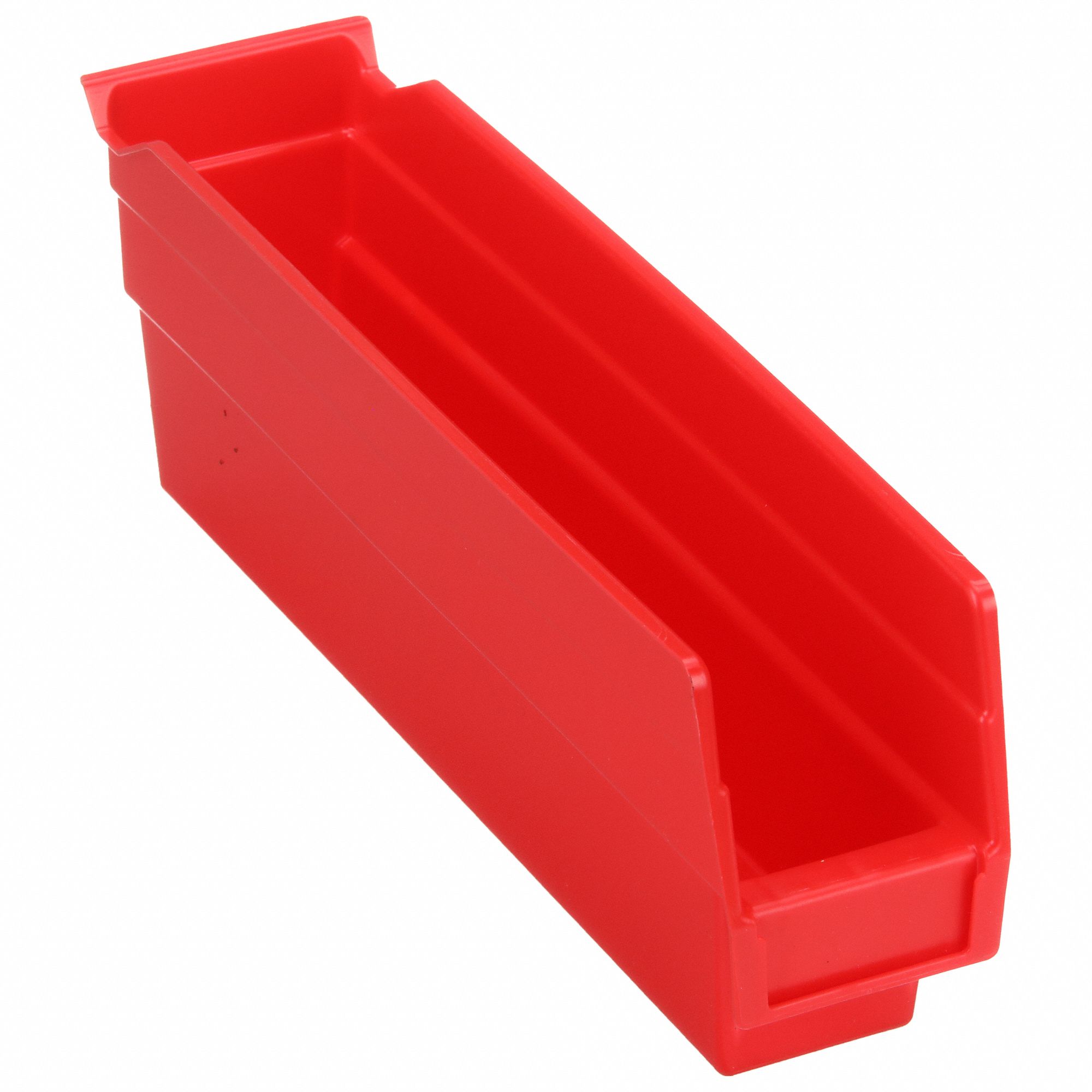 SHELF BIN,RED,54 CU. IN.VOL CAPACITY