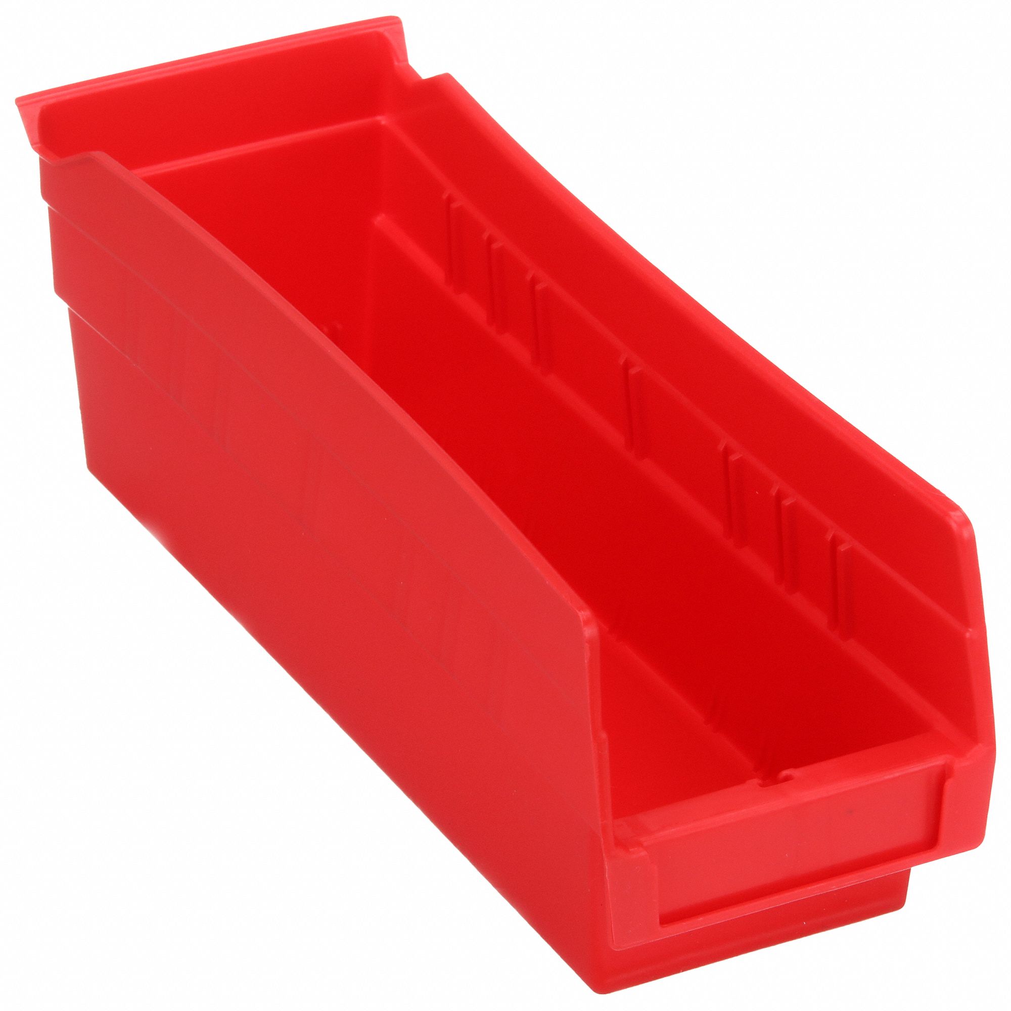 SHELF BIN,RED,78 CU. IN.VOL CAPACITY