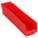 SHELF BIN,RED,123 CU. IN.VOL CAPACITY