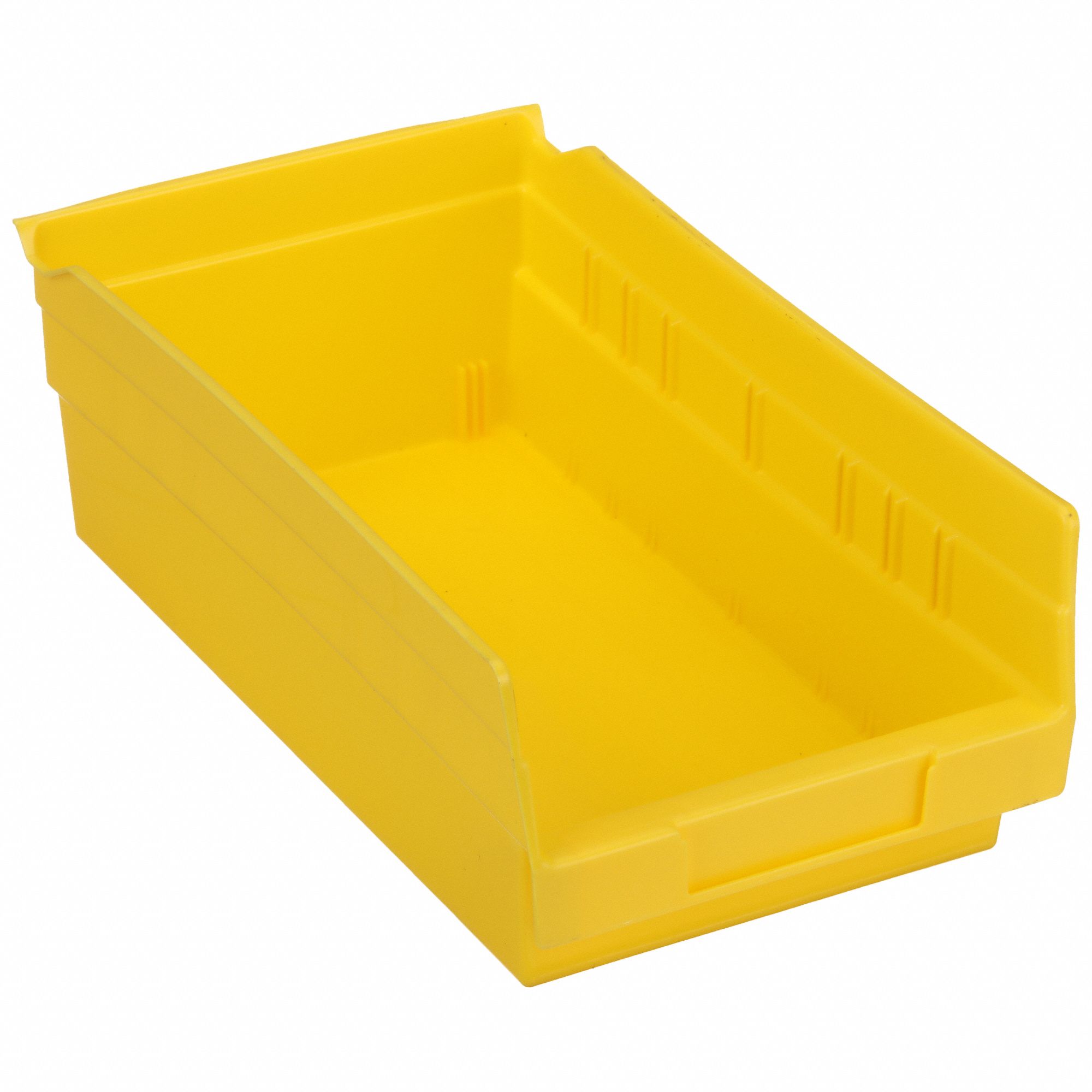 SHELF BIN,YELLOW,128 CU. IN.VOL CAPACITY