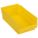 SHELF BIN,YELLOW,128 CU. IN.VOL CAPACITY