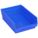 SHELF BIN,BLUE,138 CU. IN.VOL CAPACITY