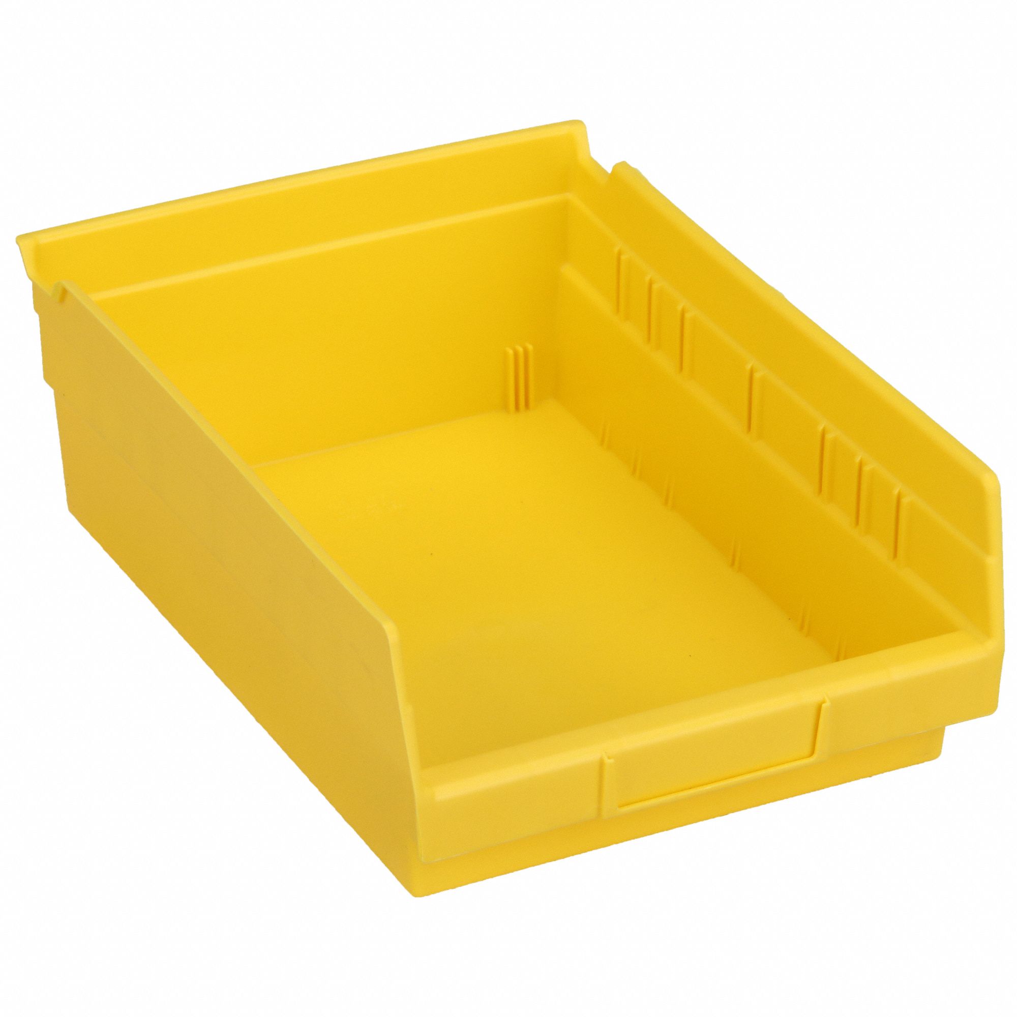 SHELF BIN,YELLOW,138 CU. IN.VOL CAPACITY