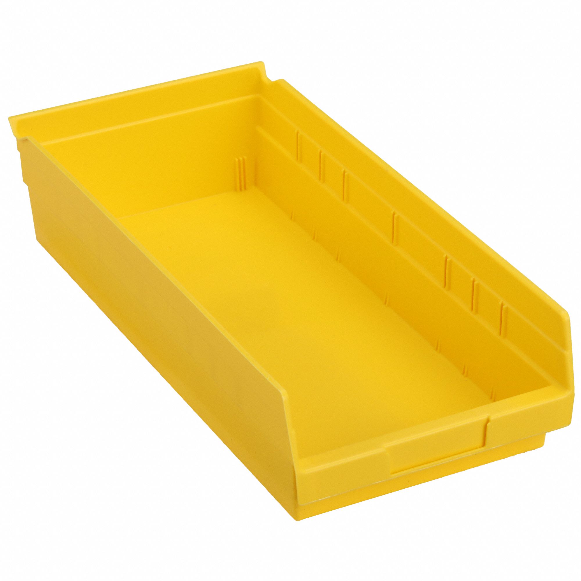 SHELF BIN,YELLOW,214 CU. IN.VOL CAPACITY