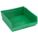 SHELF BIN,GREEN,197 CU. IN.VOL CAPACITY