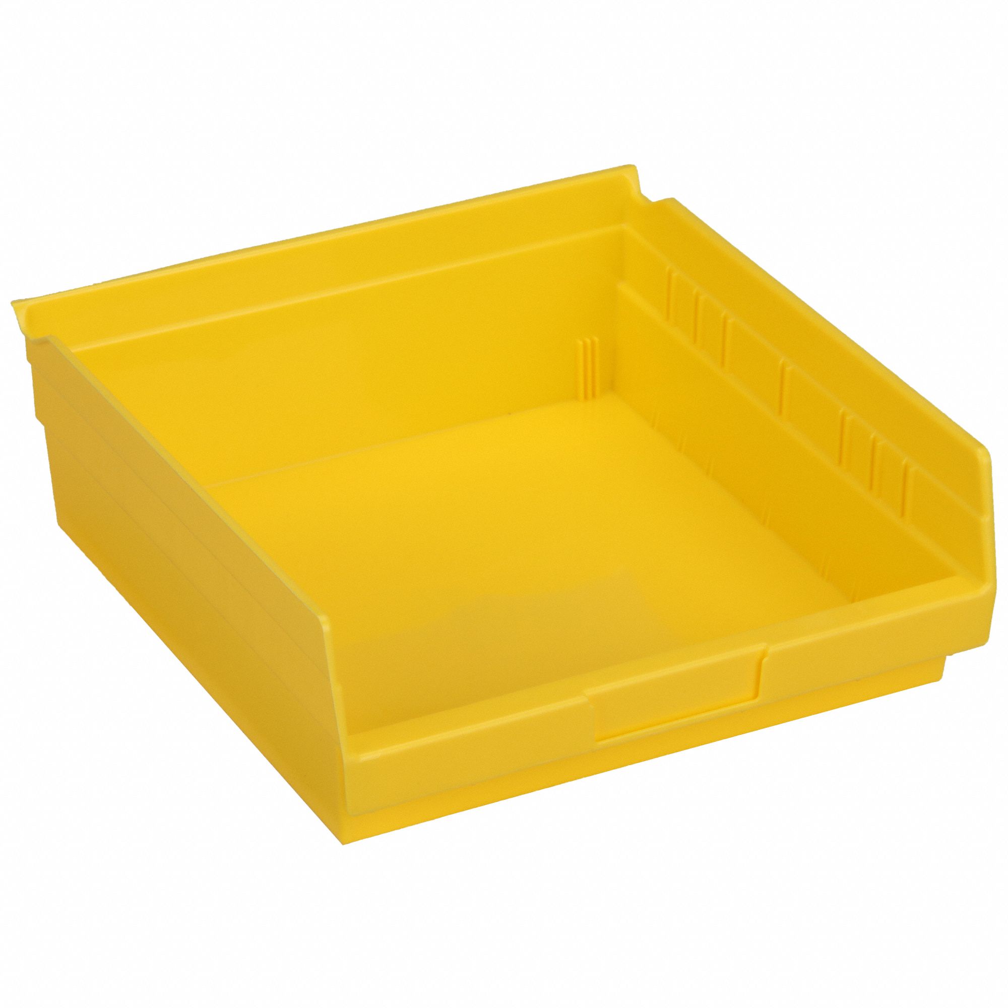 SHELF BIN,YELLOW,197 CU. IN.VOL CAPACITY