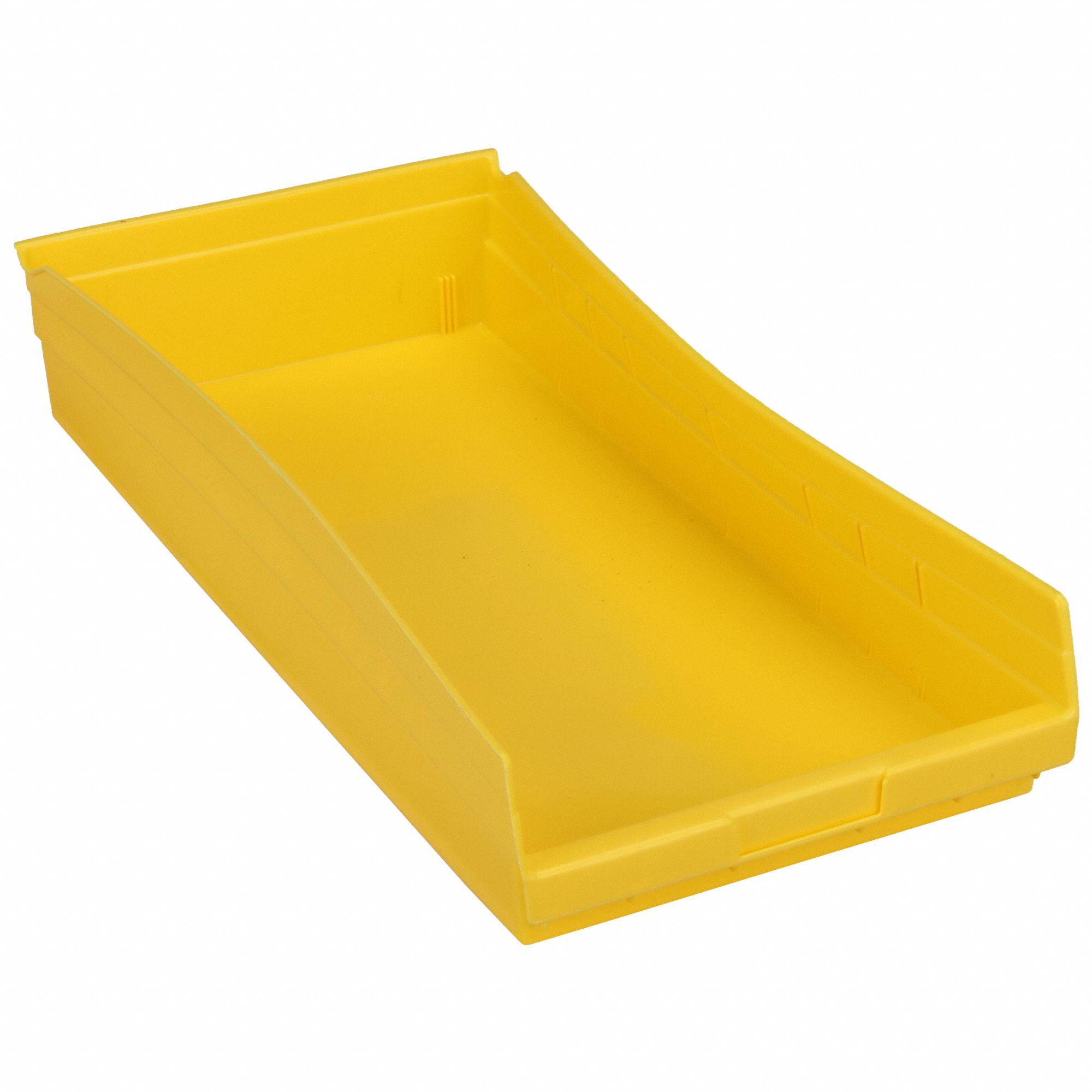 SHELF BIN,YELLOW,513 CU. IN.VOL CAPACITY