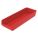 SHELF BIN,RED,346 CU. IN.VOL CAPACITY