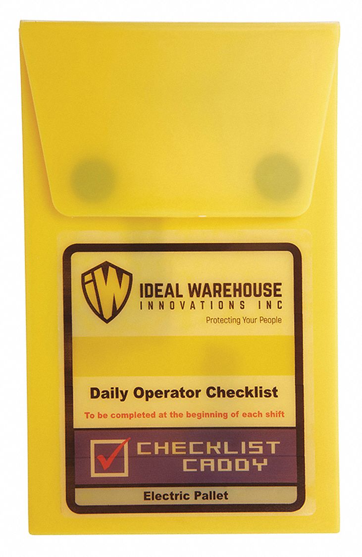 IRONGUARD Daily Operator Checklist, For Use With Electric Pallet Truck