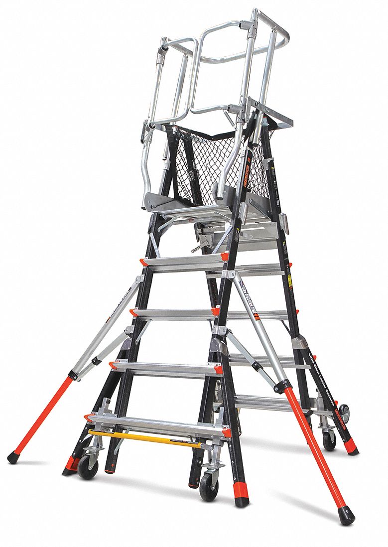 AERIAL SAFETY CAGE 5-9FT W/WHL LIFT