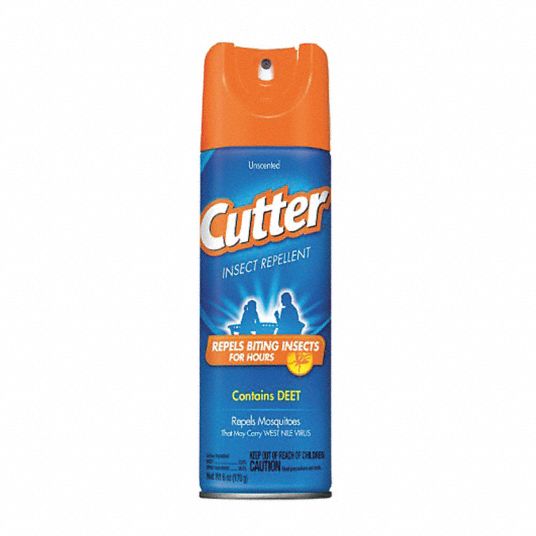 CUTTER, Aerosol, DEET, Insect Repellent 48WK02HG51020 Grainger