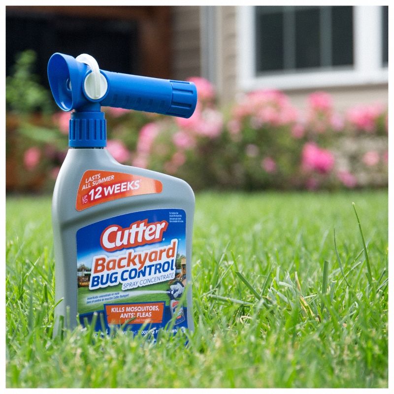 CUTTER Insect Repellent Liquid, Lambda Cyhalothrin, Outdoor Only, 32