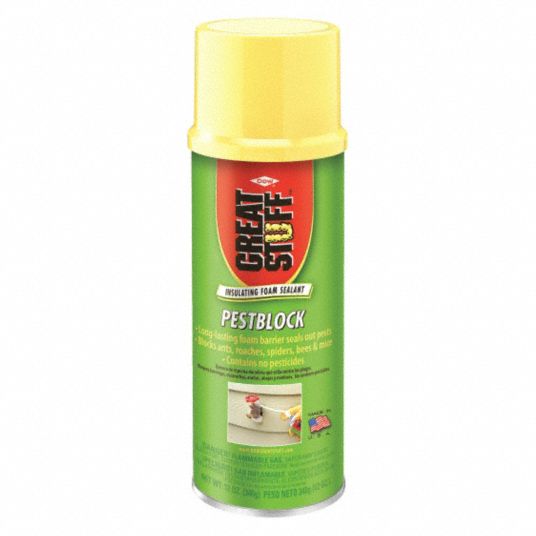 GREAT STUFF, Straw Grade, Gray, Insulating Spray Foam Sealant 48WK18