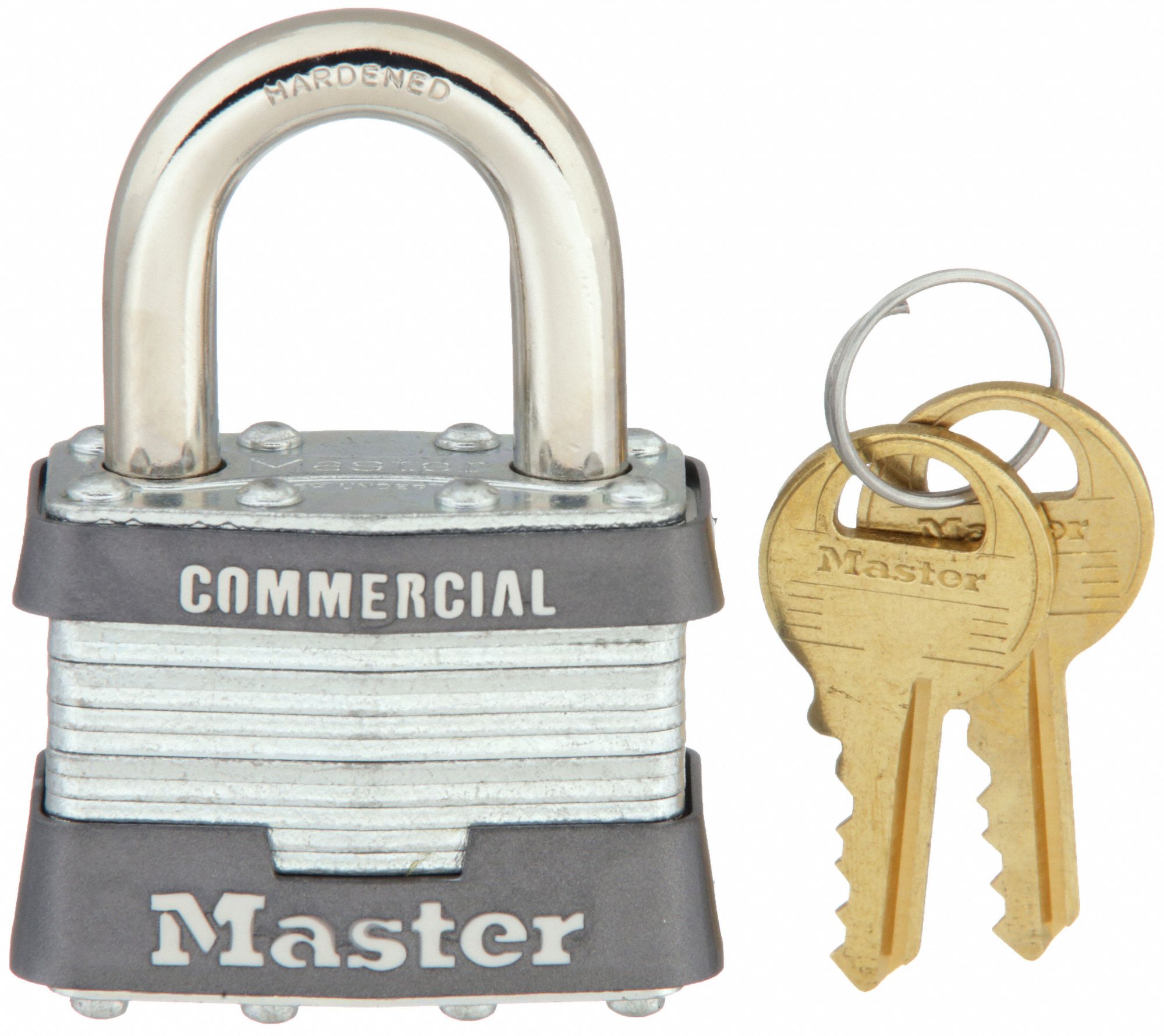 Padlock: 15/16 in Vertical Shackle Clearance, 3/4 in Horizontal Shackle Clearance, 2006 Key, Steel