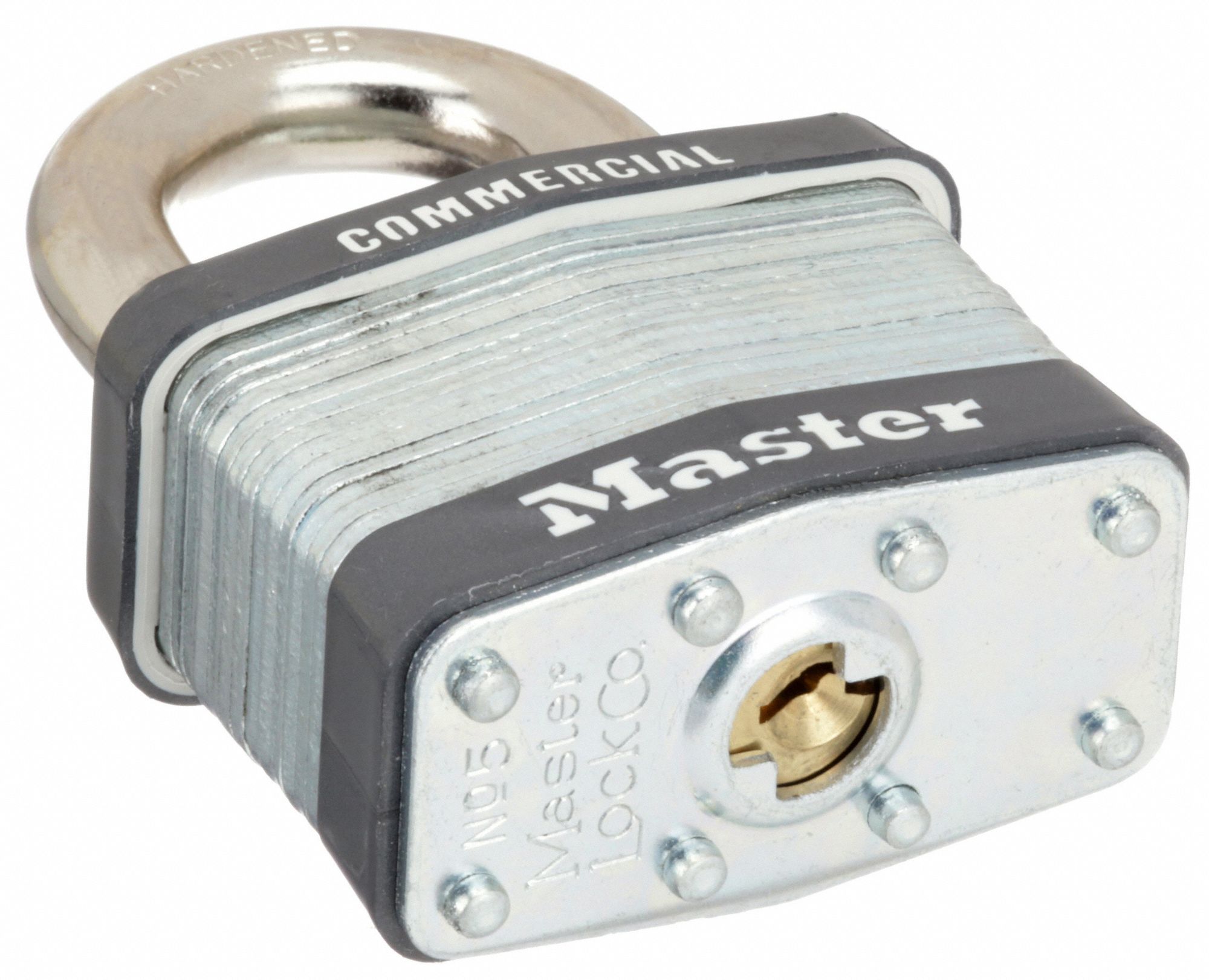 MASTER LOCK Padlock 1 in Vertical Shackle Clearance, 15/16 in Horizontal Shackle Clearance, 3/8