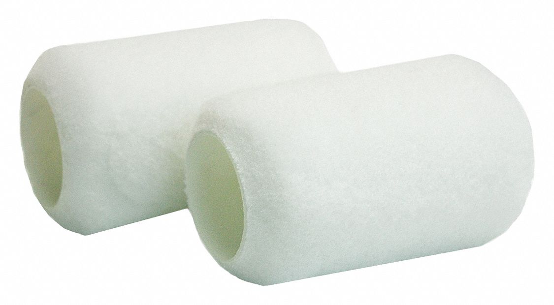 SHURLINE Paint Roller Cover 4 in Lg, 3/8 in Nap Size, Knit Fabric