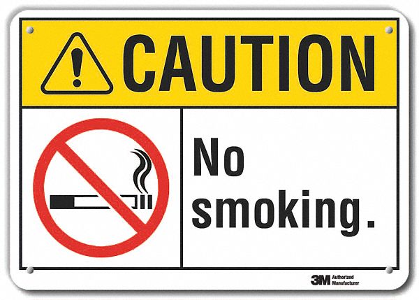 ENSEIGNE INTERDICTION FUMER,NR/JN,7PO