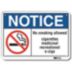 Notice: No Smoking Allowed Cigarettes Medicinal Recreational E-Cigs Signs