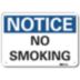 Notice: No Smoking Signs