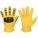 GANTS EN CUIR,P(7),CUIR DE VACHE HAUT DE GAMME,DOIGT ENTIER,MANCHETTE ENFILABLE FRONCÉE