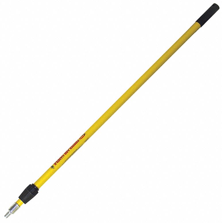 EXTENSION HANDLE,144 IN L,YELLOW