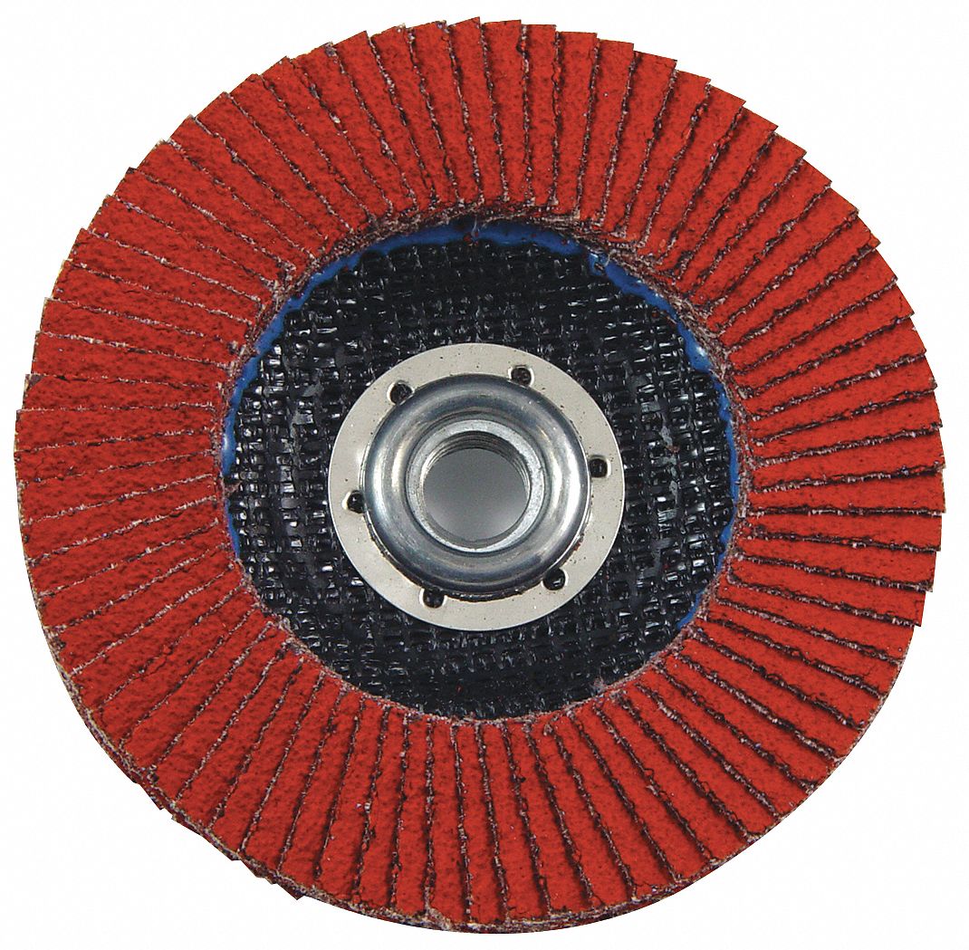 Flap Disc, 60 Grit, X Backing Weight