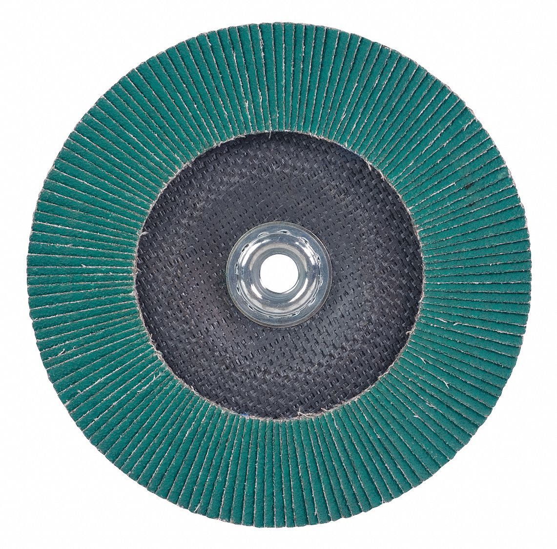 Flap Disc: Type 29, 4-1/2" x 5/8"-11, Zirconia Alumina, 36 Grit, Fiberglass Bk, Std Density, 577F