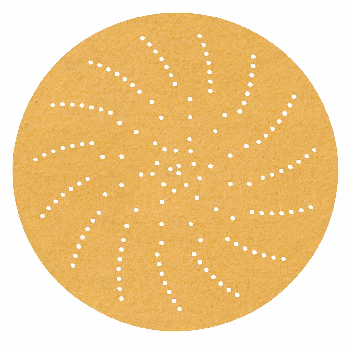 Hook-and-Loop Sanding Disc: 5 in Dia, Non-Vacuum, Aluminum Oxide, P320 Grit, A Wt Paper, 216U