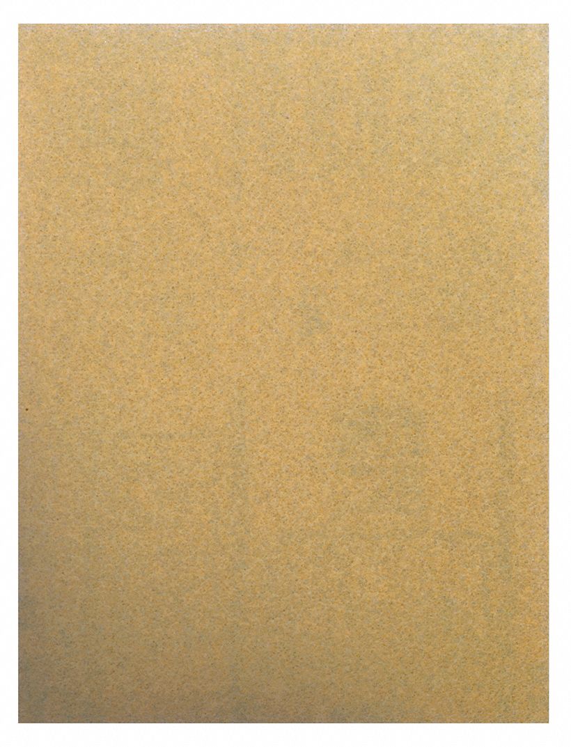 Sanding Sheet: 3 in W x 4 in L, Aluminum Oxide, P100 Grit, C Wt Paper, 236U, 50 PK