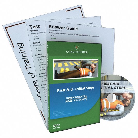 Initial Steps, DVD, First Aid, English, 20 min - Grainger